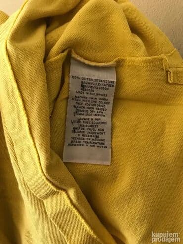 intimissimi majice: Original Ralph Lauren majica M 100% cotton Zuta boja sa crvenim znakom — 7