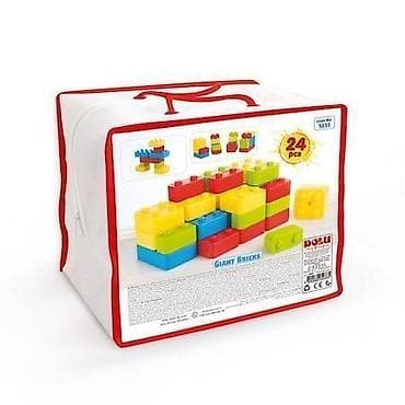 mikrofon sa zvucnikom za decu: KOCKE 24 KOMADA 050335 – Dolu Veselo obojene, velike plastične kocke — 2