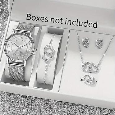 trussardi satovi: Ženski set sat + nakit, srebrna boja - Set uključuje: ručni sat — 1