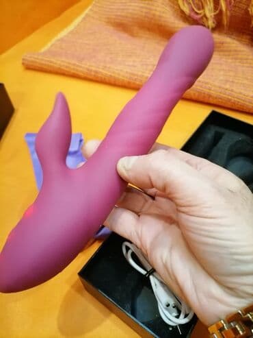 silikonski dildo: Silikonski vibrator za dame nov sa više svojih opcija. Veliki — 5