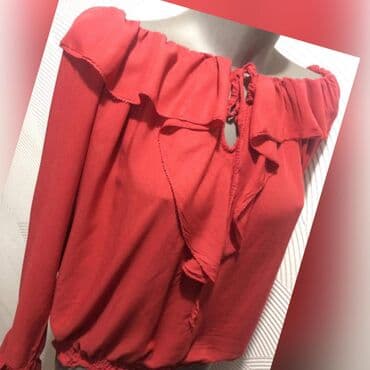 zimske jakne c a: Nova off-the-shoulder L-XL Prelepa,cistog viskoznog — 2