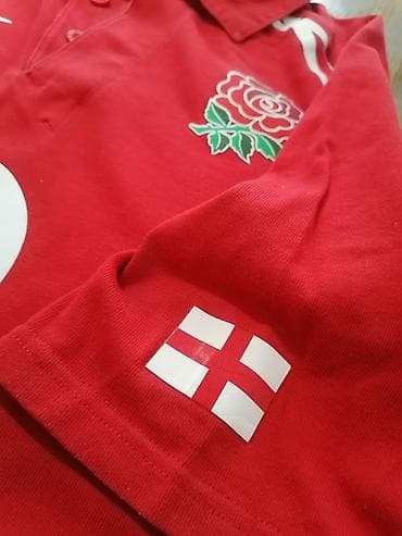 kape za plivanje dm: Rugby dres – England Rugby (crveni) - Originalni timski dres sa — 7