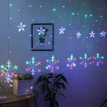 bozicna rasveta: Cena 2050 din LED božićna zavesa 3m Boja: toplo/bela, hladno/bela i — 4