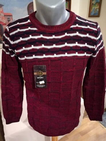 tommy hilfiger нови сад – слике: Džemper, M (EU 50), bоја - Bordo, Akril — 1