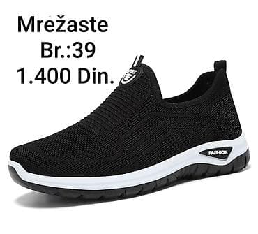 sportske tunike: **Mrežaste patike – broj 39** Crne mrežaste patike modernog — 1