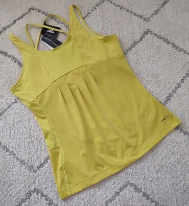 crop top c a: L (EU 40), Polyester, color - Yellow — 1