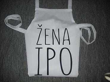 Kuhinjski tekstil: Kecelje stampa po zelji. Materijal pogodan za štampu,lagan i prijatan — 5