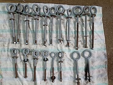 flasencug dizalica cena: Šrafovi sa okcima M 12,10 mm, dužine 270-210 mm, cena je za sve — 1