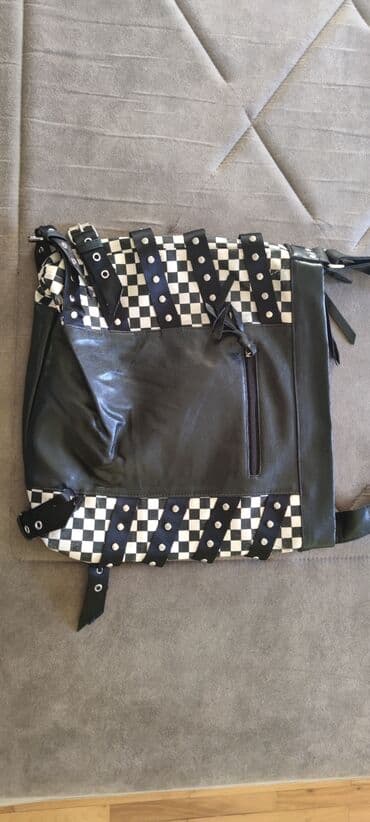 kožna torba ženska: Shoulder bag, Material: Canvas, Polyester, Poliuretan — 6
