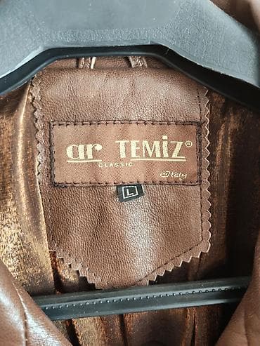 termo jakne: Ženska kožna jakna/kaput AR TEMIZ Classic, veličina L. - Materijal — 2