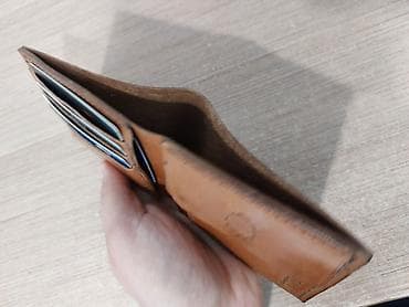 Novčanici: Kožni muški novčanik – ručni rad - Materijal: prava koža u — 5