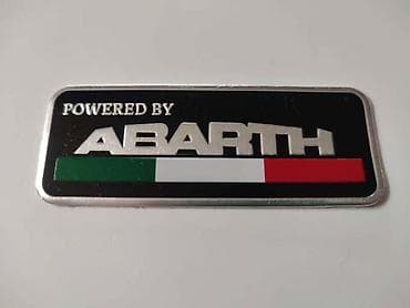 prodaja auta srbija: NATPIS ABARTH ZA FIAT 500, GRANDE PUNTO, EVO | Pločica na lepljenje — 2