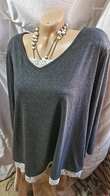 majica messi: 3XL Gina Benotti 700din Elegantna sa elastinom,dekolte i paspul — 2