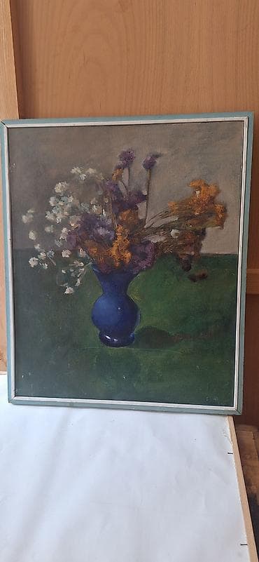 Dogovor. Umetnička slika – Krsta Andrejević: „Plava vaza” - Autor