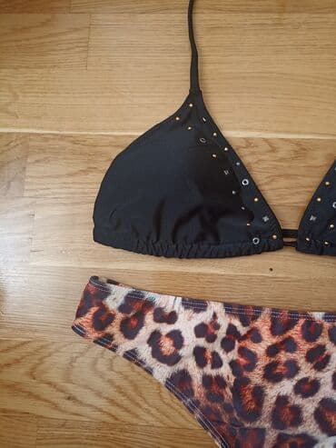 kupaci sinsay: L, Poliester, Leopard, krokodil, zebra, bоја - Crna — 4