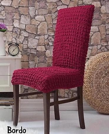 tkani prekrivaci za garniture: Elastične navlake za stolice – pufnasta tekstura - Materijal: meka — 1