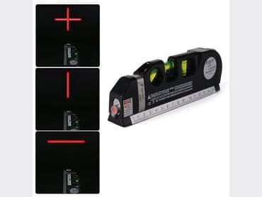 Libele: Laserska Libela 3 u 1 Libela u tri opcije merenja 1. Laser projektuje — 3