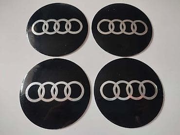 audi a4 b8 2.0 tdi termostat: STIKERI POKLOPACA FELNE 90MM ZA AUDI A3, A4, A6 | Alu samolepljivi — 1