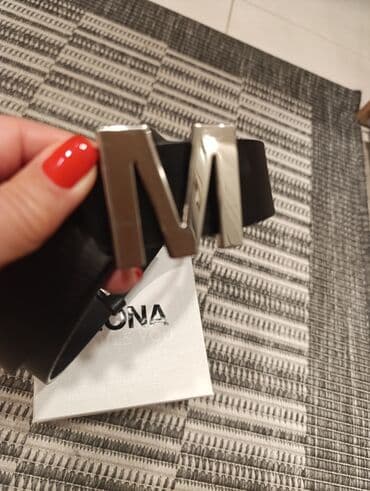 srebrne visece mindjuse: Ženski, Mona, Materijal: Koža — 7