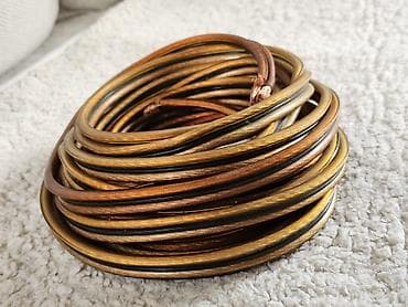 samsung kucni bioskop: OFC Bakarni kabal za zvučnike 2x4mm Audio kabl za zvučnike – pletena — 2