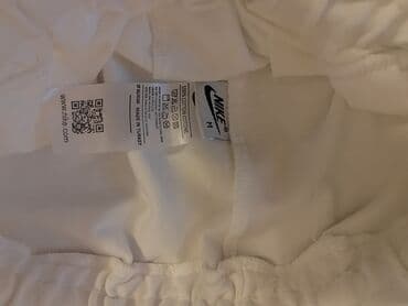 adidas bele zenske patike: Donji deo trenerke, M, Nike, bоја - Bela, Pamuk — 3