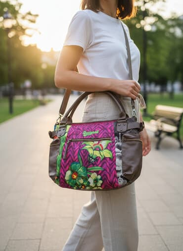 vlahovic torba: Shoulder bag, Desigual, Material: Canvas — 1