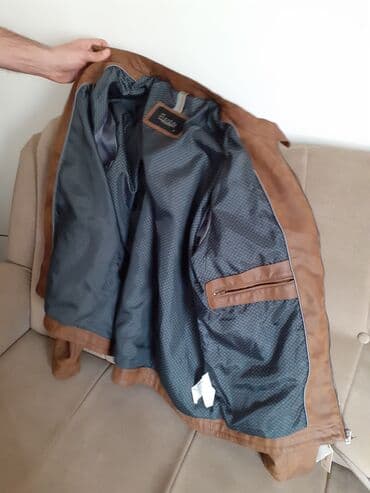 jakne sa prirodnim krznom: Leather jacket Genuine leather, XL (EU 54), Lc Waikiki, color - Brown — 3