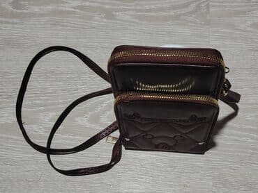 Lighters and accessories: Mini torbica za telefon preko ramena “FOREVER YOUNG” – bordo boje. - — 4