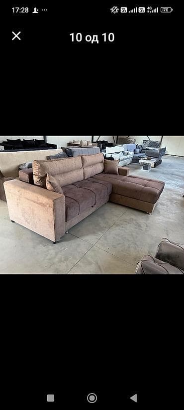 namestaj sid: Ugaona garnitura sa ležajem i prostorom za odlaganje - Moderni — 1