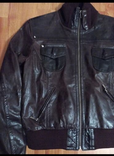 zara farmerice za devojcice: Leather jacket, 152-158 — 1
