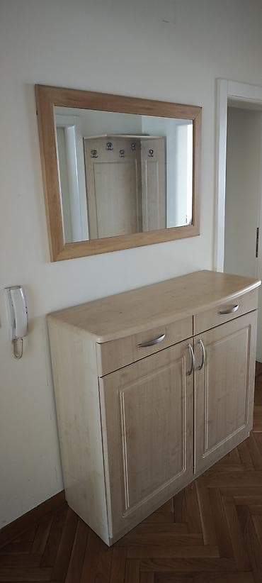 lavabo sa ormaricem forma ideale: Komplet nameštaja – svetli javor/bez ton - Bračni krevet sa — 2
