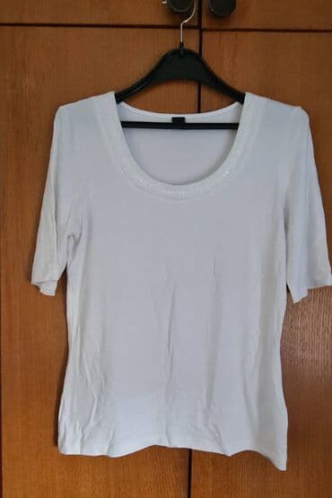 zara helanke sa prorezom: S.Oliver, L (EU 40), Cotton, color - White — 1