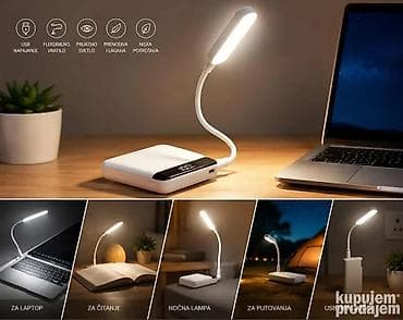 branje kupina 2024: USB LED lampa za čitanje sa fleksibilnim vratom idealna je za laptop — 1