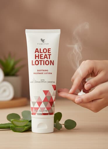 ravne cizme od prevrnute koze: Set Forever proizvoda za negu i wellbeing: 1) Forever Aloe Heat — 1