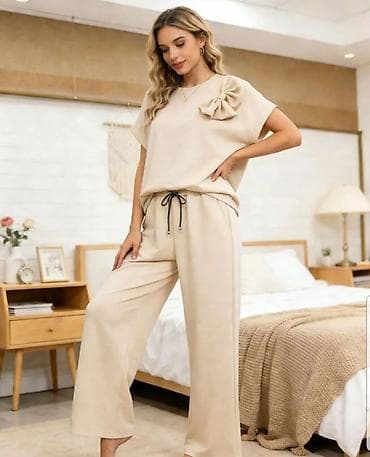 Donji delovi trenerke: Komplet tunika kratak rukav sa masnom i siroke pantalone.Sa — 4