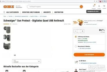 mobilna klima za kucu: *** SUPER AKCIJA *** #1240 Digitalni Quad LNB ULTIMATE sa 4 izlazna — 3