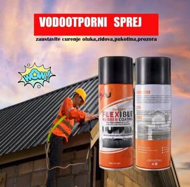 Fleksibilni sprej -tecna guma - siroka primena spreja za zaptivanja
