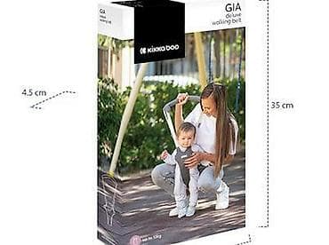 kaucuk narukvice za bebe: KikkaBoo Kaiš za prohodavanje Gia Mesh – grey Opis: - Deluxe kaiš za — 1