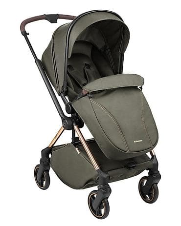 Kolica za bebe: KIKKA BOO Kolica LANAH 2u1 – army green (SKU: KKB2) Set 2u1 sa tvrdom — 6