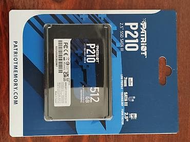 externí hdd 500gb: Patriot SSD 512GB P210 SATA3 P210S512G25 Kapacitet 512 GB Format — 1