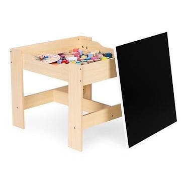 Dečiji set sto i 2 stolice sa tablom za pisanje Wood ECOTOYS Šifra