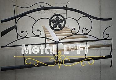 Fotelje: LUX M16 -metalni KREVETI od metala PO MERI lux Minimalistički dizajn — 7