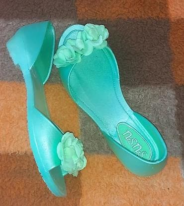 Sandale: Ženske sandale SUSU – mint zelene - Model: otvorenih prstiju, sa — 3