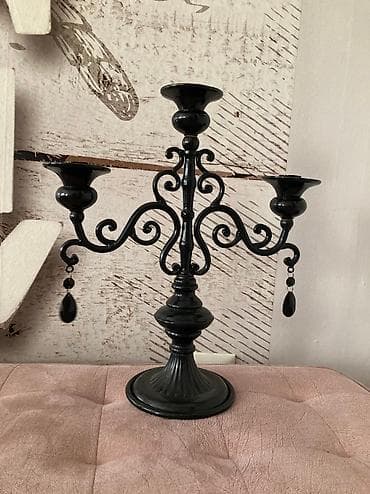 visina lavaboa standard: Elegantan svecnjak visine 40 cm i širine 36 cm — 1