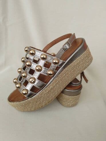 oksfordice sa platformom: Sandals, 38 — 9