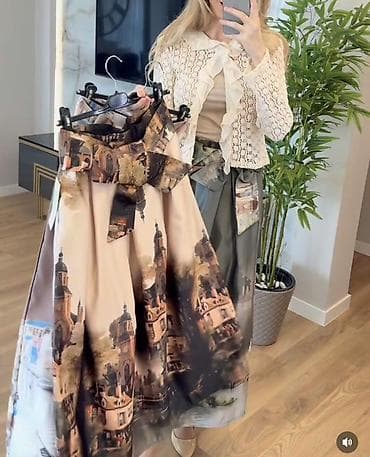 sandale bele: 💫Ženska midi suknja A-kroja sa umetničkim printom

✅✅2750 din ✅✅ — 2