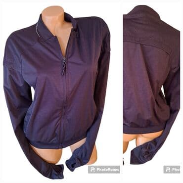 tommy hilfiger d: Benetton gornji deo trenerke L/XL boja tamno ljubičasta, ima na — 1