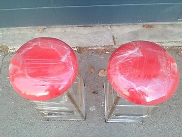 forma ideale akcija trosedi: Barske - baštenske stolice CHIC ATRAKTIVNE stolice u crveno-zlatnoj — 1