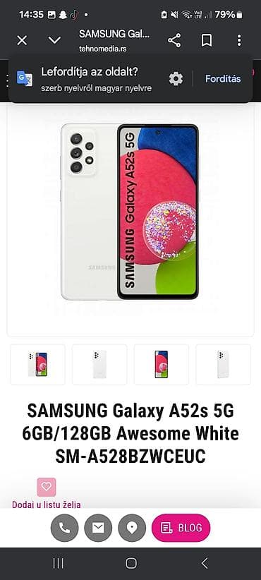 sony ss h414 2: Samsung Galaxy A52s 5G (SM-A528BZWCEUC) – Awesome White - Ekran — 3