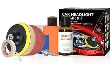 guma m gume: Nov komplet za poliranje farova. Komplet sadrži: 1) disk za šmirglanje — 2